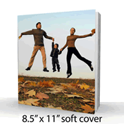 8.5x11 Soft Cover Photo Book